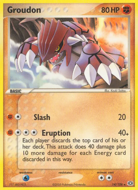 Groudon #14 – Emerald