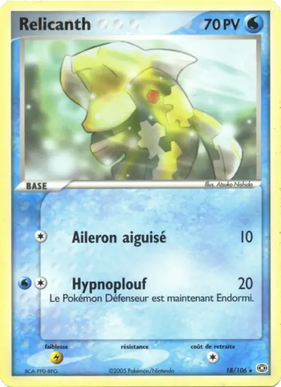 Relicanth 18 – EX Émeraude