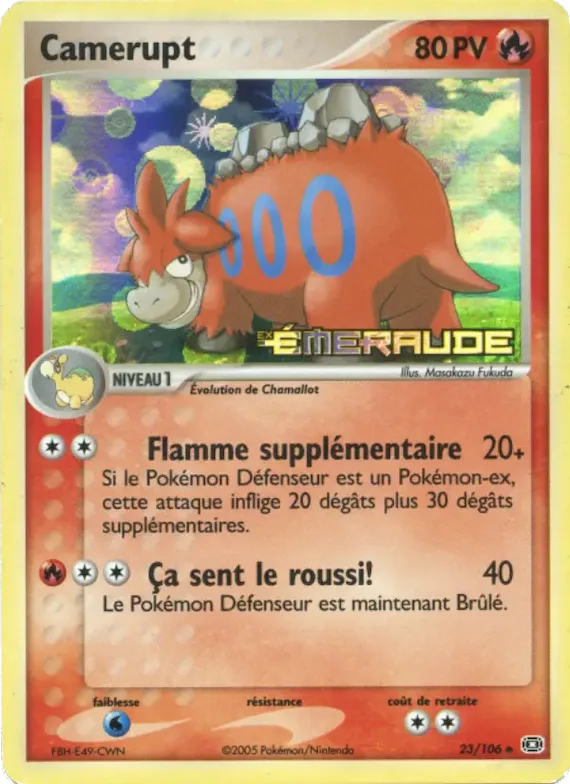 Camerupt 23 – EX Émeraude