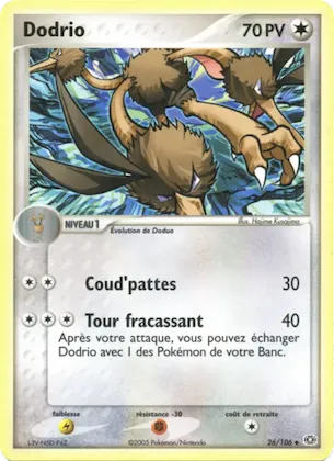 Dodrio n° 26 – EX Émeraude