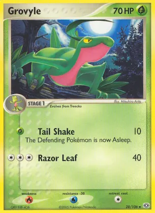 Grovyle #28 – Emerald
