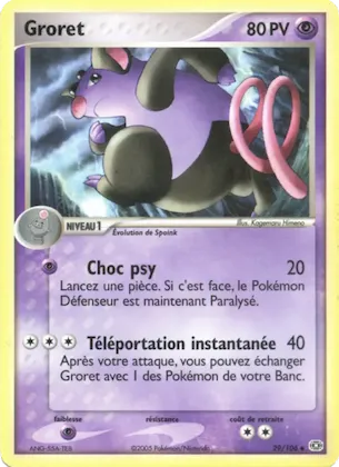 Groret n° 29 – EX Émeraude