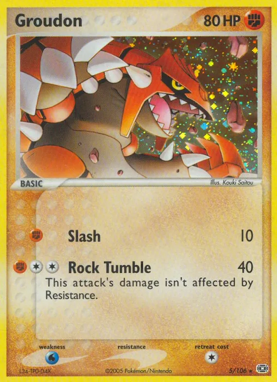 Groudon #5 – Emerald