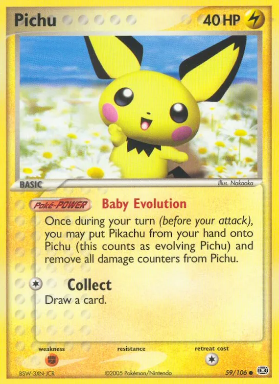 Pichu #59 – Emerald