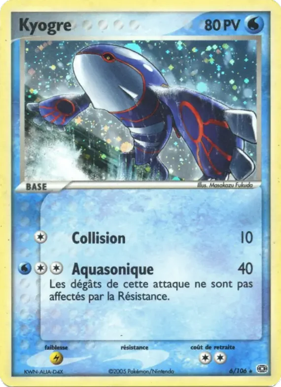 Kyogre 6 – EX Émeraude
