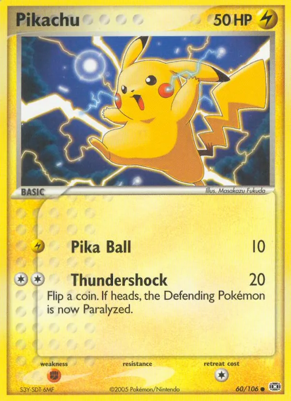 Pikachu #60 – Emerald
