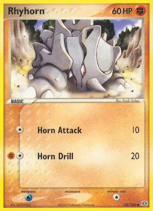 Rhyhorn #62 – Emerald