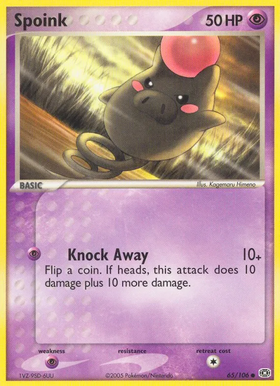 Spoink 65 – EX Smaragd