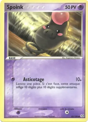 Spoink n° 65 – EX Émeraude