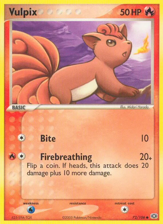 Vulpix 72 – EX Smaragd