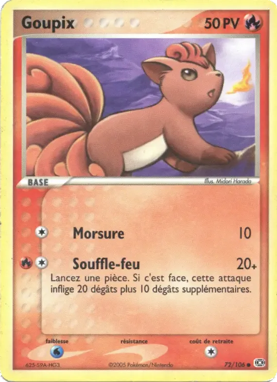 Goupix 72 – EX Émeraude