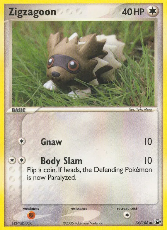 Zigzagoon #74 – Emerald