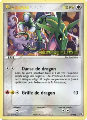 Rayquaza 9 – EX Émeraude