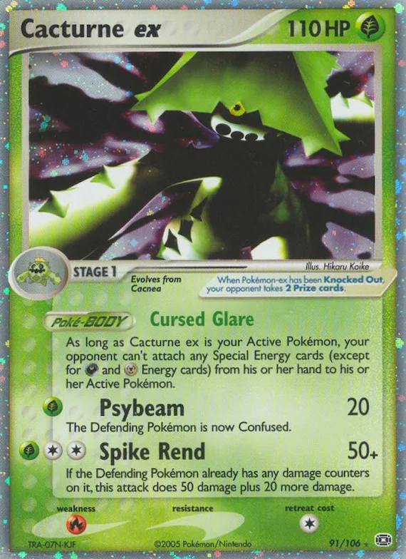Cacturne ex #91 – Emerald