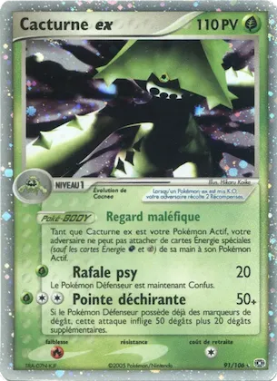 Cacturne ex n° 91 – EX Émeraude