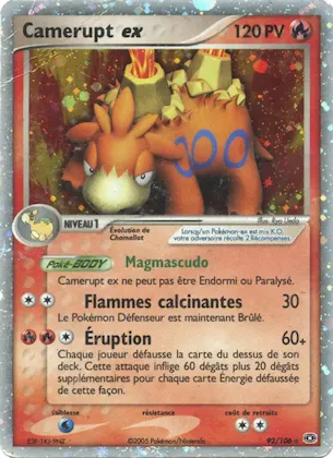 Camerupt ex 92 – EX Émeraude