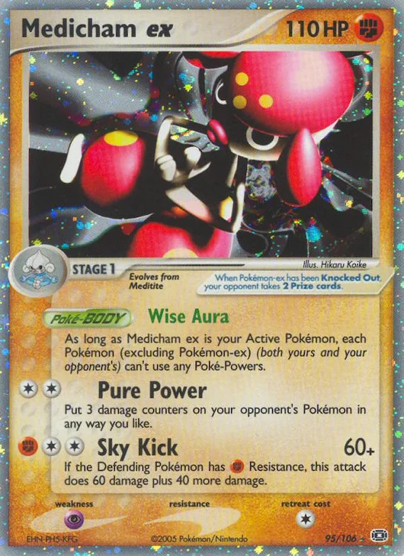Medicham ex #95 – Emerald