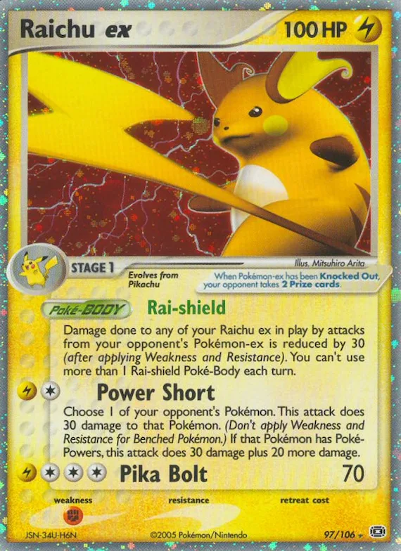 Raichu ex #97 – Emerald