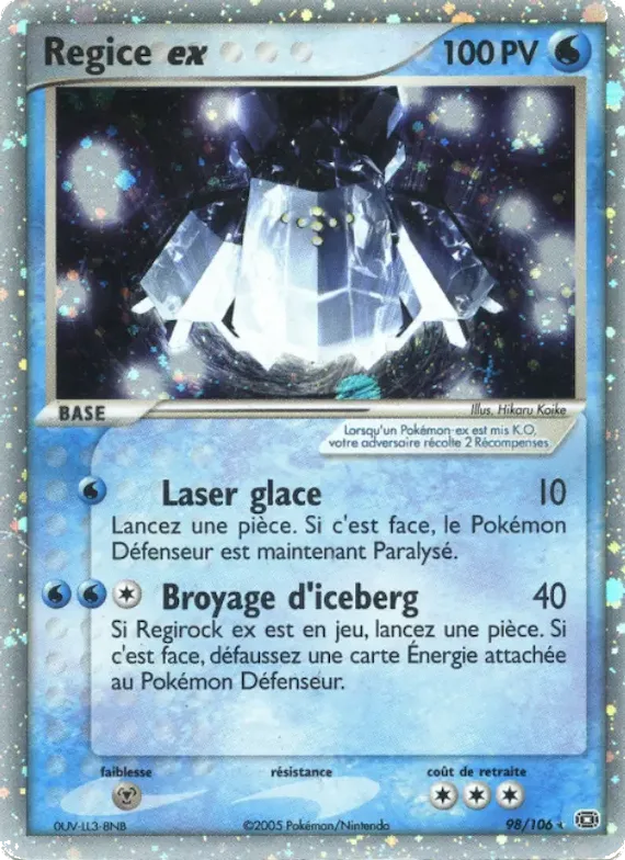 Regice ex 98 – EX Émeraude