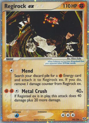 Regirock ex #99 – Emerald