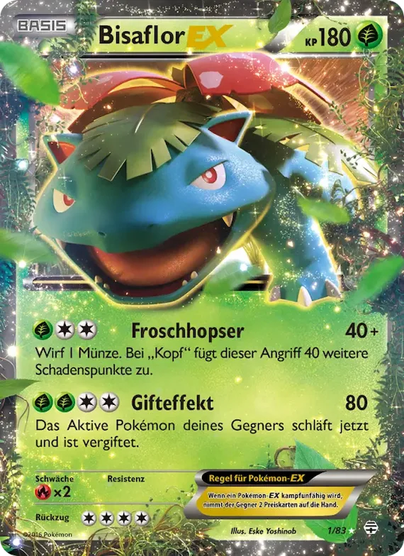 Bisaflor-EX 1 – Generationen