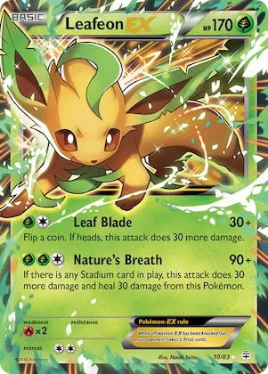 Leafeon-EX #10 – Generations