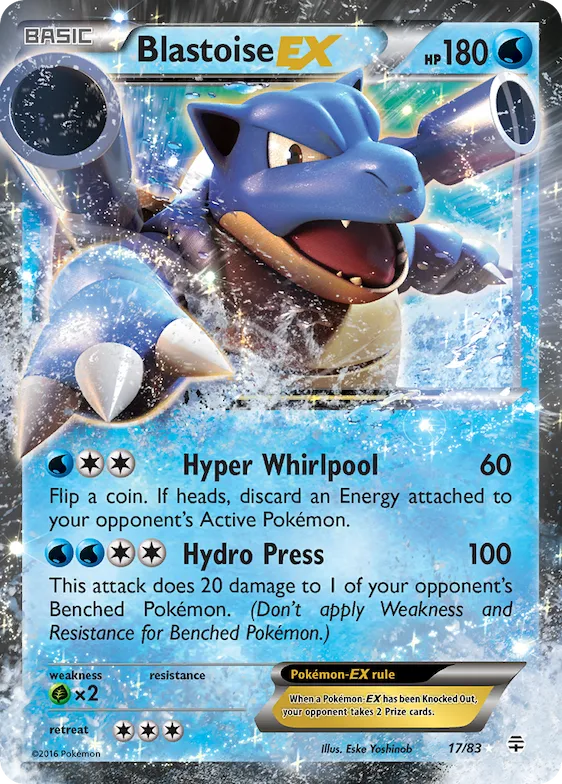 Blastoise-EX #17 – Generations