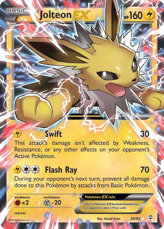 Jolteon-EX #28 – Generations