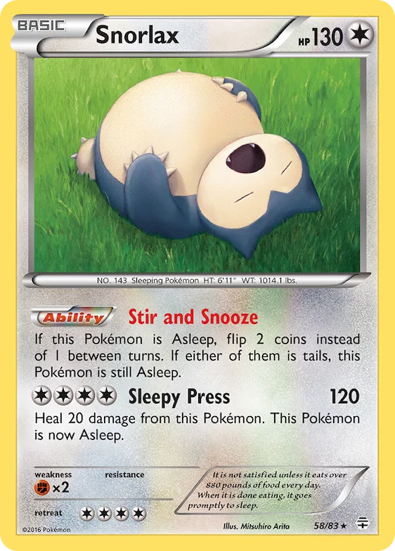 Snorlax #58 – Generations