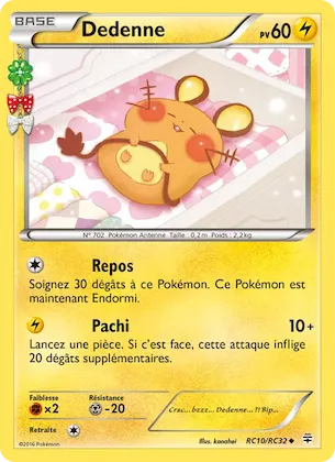 Dedenne n° RC10 – Générations