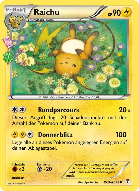 Raichu RC9 – Generationen