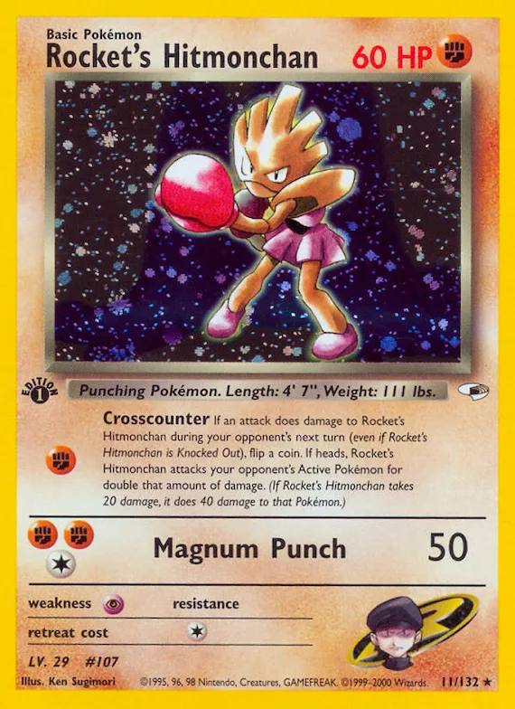 Rocket's Hitmonchan #11 – Gym Heroes