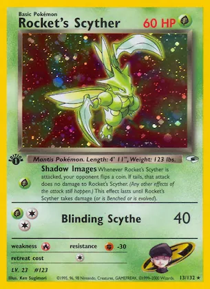 Rocket's Scyther #13 – Gym Heroes