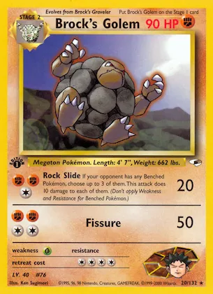 Brock's Golem Nr. 20 – Gym Heroes