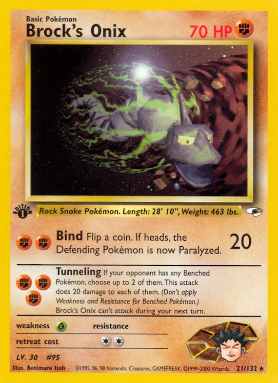 Brock's Onix #21 – Gym Heroes