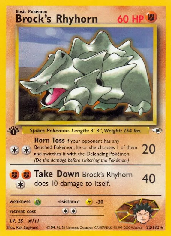Brock's Rhyhorn #22 – Gym Heroes