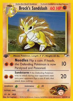 Brock's Sandslash Nr. 23 – Gym Heroes
