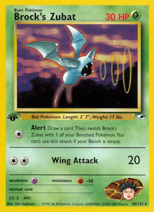 Brock's Zubat #24 – Gym Heroes