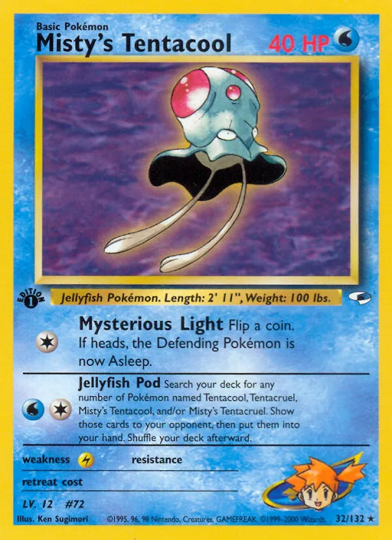 Misty's Tentacool #32 – Gym Heroes