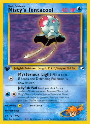 Misty's Tentacool #32 – Gym Heroes