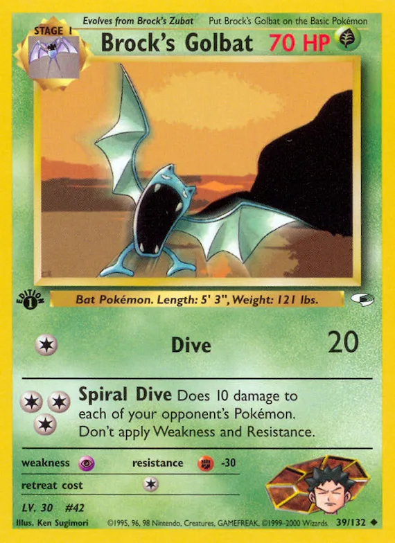 Brock's Golbat #39 – Gym Heroes
