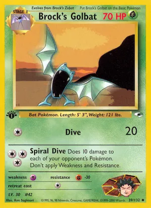 Brock's Golbat n° 39 – Gym Heroes