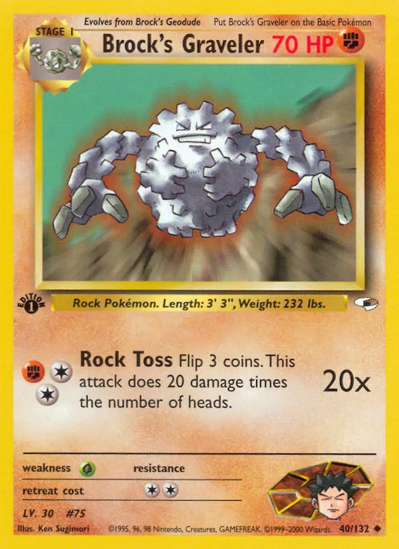 Brock's Graveler #40 – Gym Heroes
