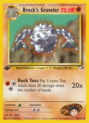 Brock's Graveler #40 – Gym Heroes