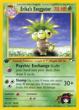 Erika's Exeggutor #44 – Gym Heroes