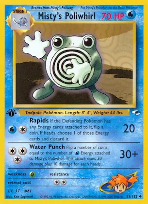 Misty's Poliwhirl #53 – Gym Heroes