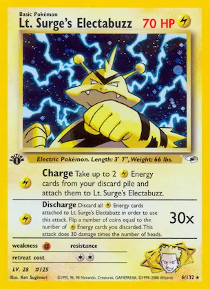 Lt. Surge's Electabuzz n° 6 – Gym Heroes