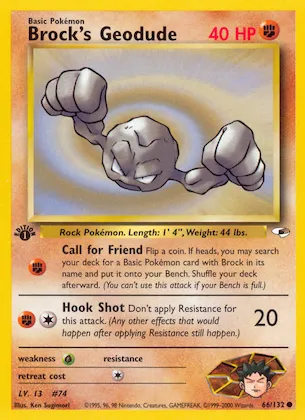 Brock's Geodude #66 – Gym Heroes