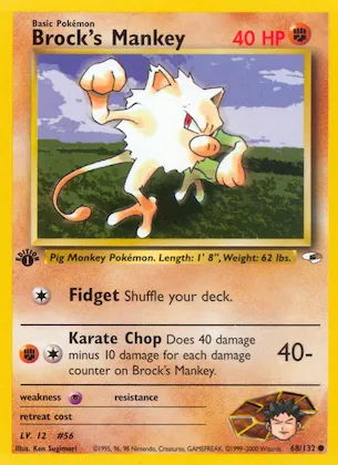 Brock's Mankey #68 – Gym Heroes