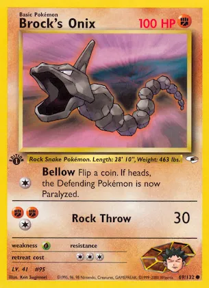 Brock's Onix #69 – Gym Heroes